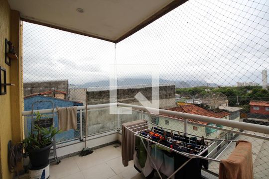 Sala - Varanda de apartamento à venda com 2 quartos, 66m² em Curicica, Rio de Janeiro