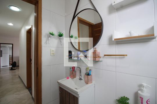 Banheiro Social de apartamento à venda com 2 quartos, 66m² em Curicica, Rio de Janeiro
