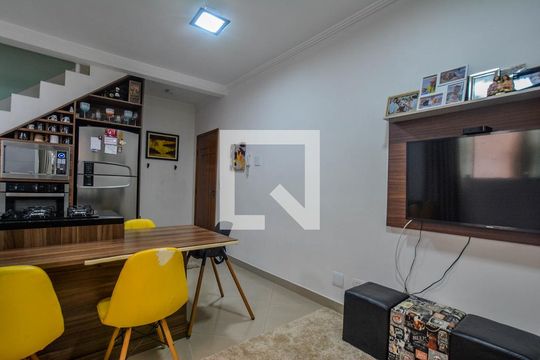 Sala de apartamento à venda com 2 quartos, 100m² em Jardim Paraiso, Santo André