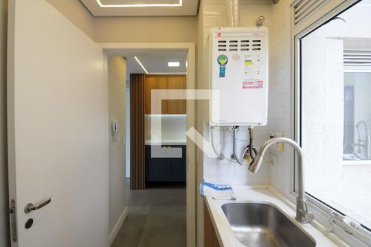 Área de Serviço de apartamento à venda com 3 quartos, 130m² em Baeta Neves, São Bernardo do Campo