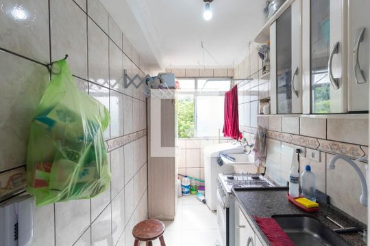 Cozinha de apartamento à venda com 2 quartos, 38m² em Cangaiba, São Paulo