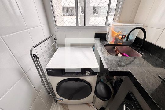 Área de Serviço de apartamento à venda com 2 quartos, 65m² em Vila Metalúrgica, Santo André