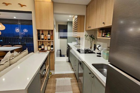 Cozinha de apartamento para alugar com 3 quartos, 74m² em Vila Santa Catarina, São Paulo
