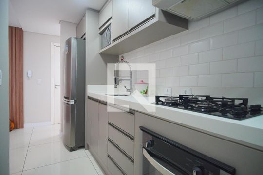 Cozinha de apartamento à venda com 2 quartos, 54m² em Rincão, Novo Hamburgo