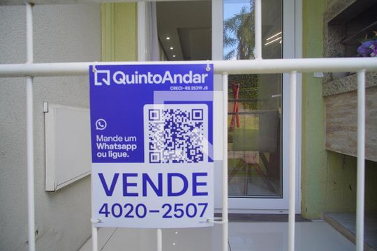 Placa de apartamento à venda com 2 quartos, 54m² em Rincão, Novo Hamburgo