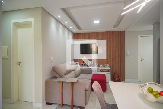 Sala de apartamento à venda com 2 quartos, 54m² em Rincão, Novo Hamburgo