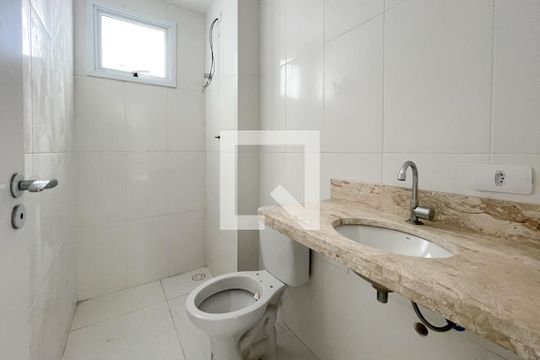 Banheiro Social de apartamento à venda com 2 quartos, 62m² em Baeta Neves, São Bernardo do Campo
