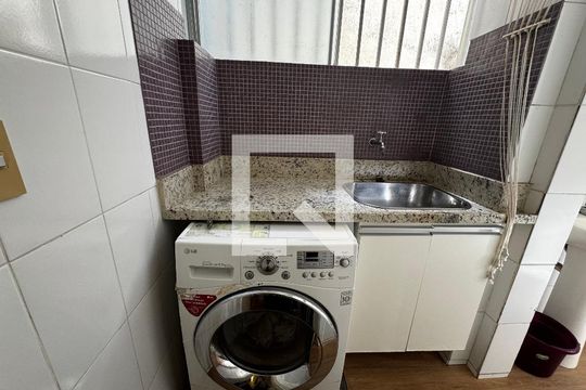 Área de serviço de apartamento à venda com 2 quartos, 100m² em Serra, Belo Horizonte