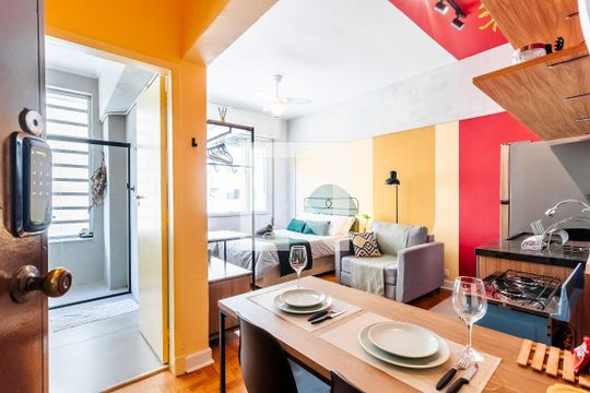 Entrada de apartamento para alugar com 1 quarto, 30m² em Centro Histórico de São Paulo, São Paulo