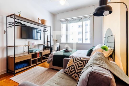 Sala de apartamento para alugar com 1 quarto, 30m² em Centro Histórico de São Paulo, São Paulo