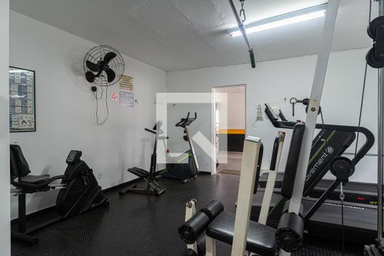 Área comum - Academia de apartamento para alugar com 1 quarto, 38m² em Bela Vista, São Paulo