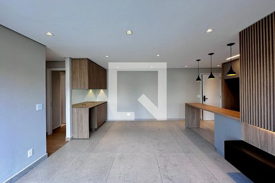 Sala de apartamento para alugar com 2 quartos, 69m² em Brooklin, São Paulo
