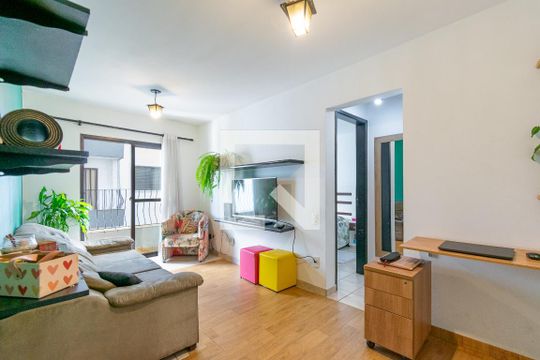 Sala de apartamento para alugar com 1 quarto, 50m² em Jardim Oriental, São Paulo