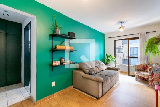 Sala de apartamento para alugar com 1 quarto, 50m² em Jardim Oriental, São Paulo