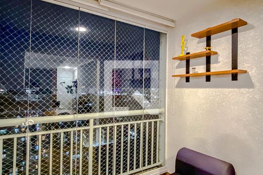 Varanda da Sala de apartamento à venda com 2 quartos, 65m² em Catumbi, São Paulo