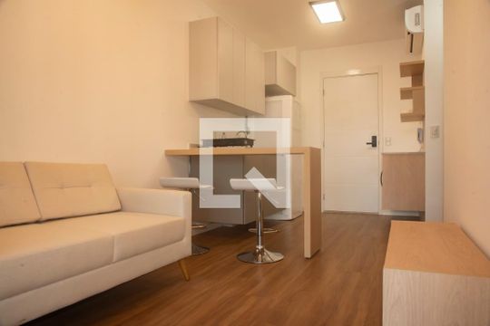 Sala de apartamento para alugar com 1 quarto, 38m² em Vila Clementino, São Paulo