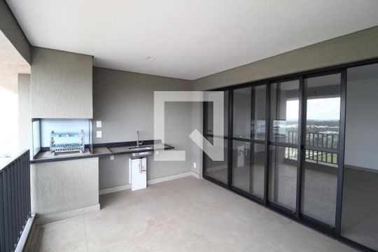 Varanda gourmet de apartamento para alugar com 3 quartos, 130m² em Shopping Park, Uberlândia