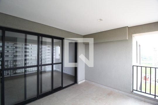 Varanda gourmet de apartamento para alugar com 3 quartos, 130m² em Shopping Park, Uberlândia