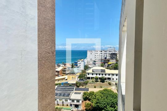 Vista da Sala de apartamento para alugar com 2 quartos, 90m² em Rio Vermelho, Salvador