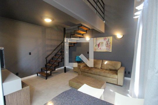Sala de apartamento para alugar com 1 quarto, 62m² em Parque Campolim, Sorocaba