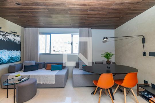 Sala de apartamento à venda com 2 quartos, 63m² em Buritis, Belo Horizonte