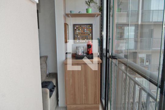 Varanda de apartamento à venda com 1 quarto, 30m² em Jardim da Gloria, São Paulo