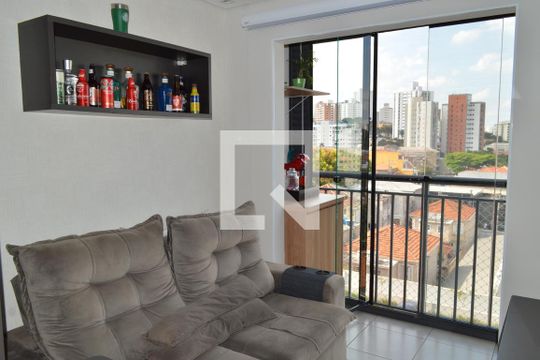Sala de apartamento à venda com 1 quarto, 30m² em Jardim da Gloria, São Paulo