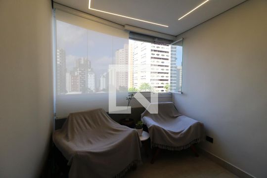 Varanda da Suíte 2 de apartamento à venda com 4 quartos, 275m² em Campestre, Santo André