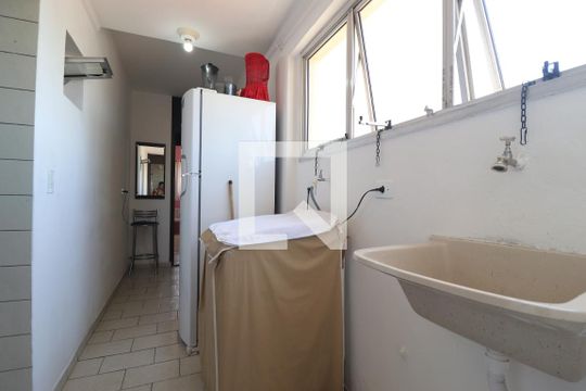Área de Serviço de apartamento à venda com 3 quartos, 80m² em Parque das Nações, Santo André