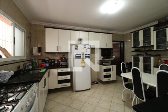 Cozinha de casa à venda com 3 quartos, 195m² em Jardim, Santo André