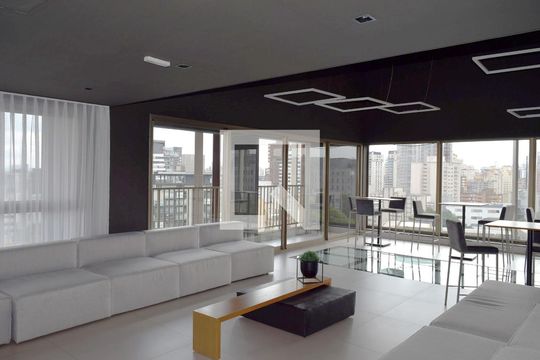 Área comum - Sky bar de kitnet/studio à venda com 1 quarto, 25m² em Cerqueira César, São Paulo