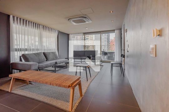 Salão de Festas de kitnet/studio à venda com 1 quarto, 24m² em Cerqueira César, São Paulo
