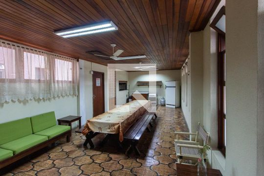 Área comum - Salão de festas de apartamento à venda com 2 quartos, 602m² em Centro, São Leopoldo