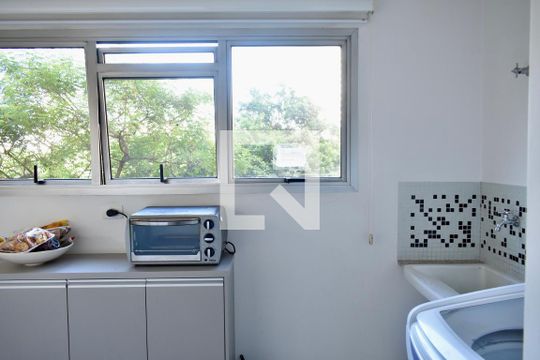 Área de Serviço de apartamento à venda com 3 quartos, 134m² em Vila Monte Alegre, São Paulo