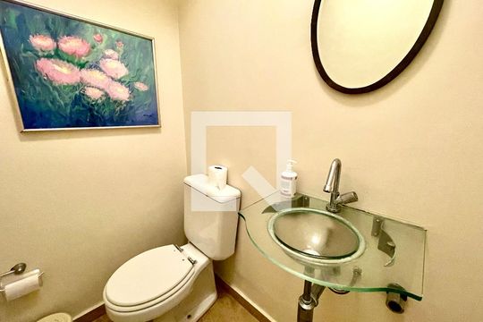 Lavabo de apartamento à venda com 3 quartos, 104m² em Alto da Lapa, São Paulo
