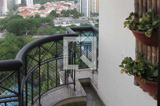 Varanda da Suíte 1 de apartamento à venda com 3 quartos, 174m² em Jardim Avelino, São Paulo