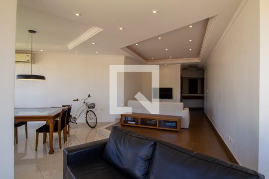 Sala de apartamento para alugar com 4 quartos, 165m² em Vila Augusta, Sorocaba