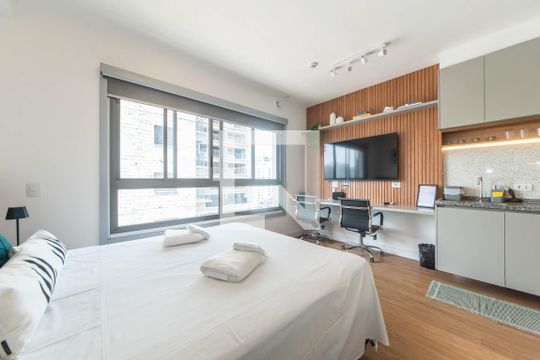 Studio de kitnet/studio à venda com 1 quarto, 28m² em Brooklin, São Paulo