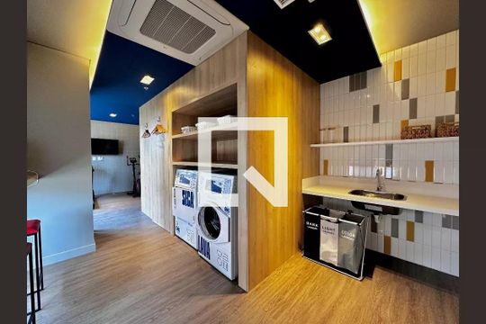 Lavanderia de kitnet/studio à venda com 1 quarto, 28m² em Brooklin, São Paulo