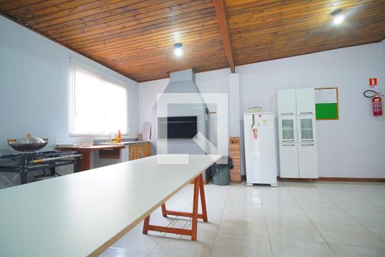 Área comum - Salão de Festas de apartamento à venda com 1 quarto, 38m² em Cristo Redentor, Porto Alegre
