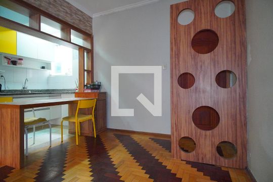 Sala de apartamento à venda com 1 quarto, 38m² em Cristo Redentor, Porto Alegre