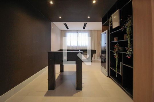 Área comum - Sala de Jogos de kitnet/studio para alugar com 1 quarto, 25m² em Pinheiros, São Paulo
