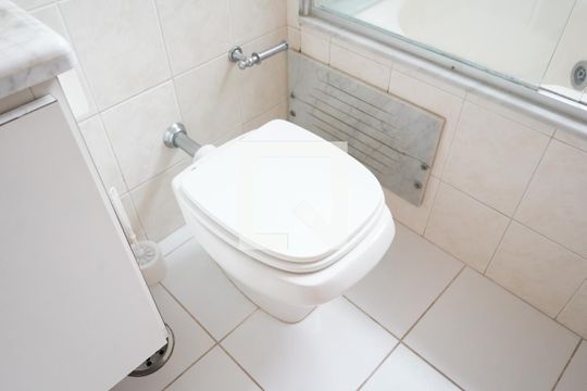 Banheiro da Suíte de apartamento à venda com 3 quartos, 83m² em Vila Regente Feijó, São Paulo