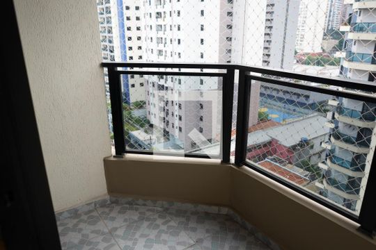 Varanda da Sala de apartamento à venda com 3 quartos, 83m² em Vila Regente Feijó, São Paulo