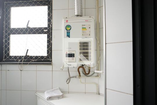 Área de Serviço de apartamento à venda com 3 quartos, 83m² em Vila Regente Feijó, São Paulo