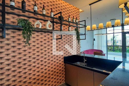 Área comum - Salão de festas de apartamento para alugar com 1 quarto, 38m² em Bela Vista, Osasco