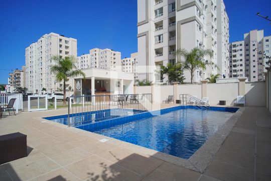Área comum - Piscina de apartamento para alugar com 2 quartos, 54m² em Vila Rosa, Novo Hamburgo