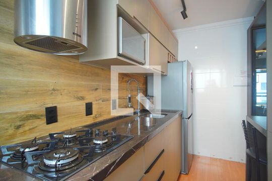 Cozinha de apartamento para alugar com 2 quartos, 54m² em Vila Rosa, Novo Hamburgo