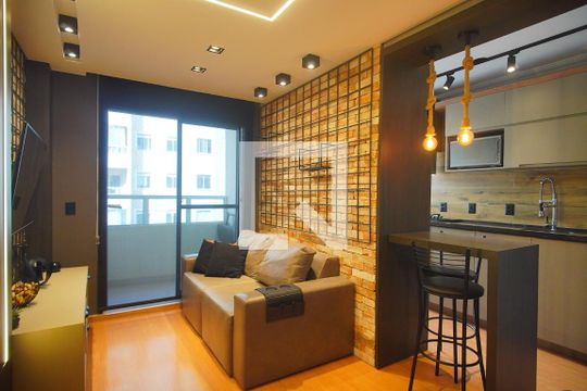 Sala de apartamento para alugar com 2 quartos, 54m² em Vila Rosa, Novo Hamburgo