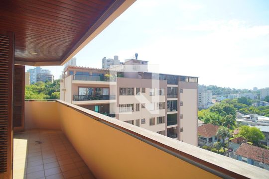 varanda do Quarto 2 de apartamento para alugar com 3 quartos, 185m² em Centro, Novo Hamburgo